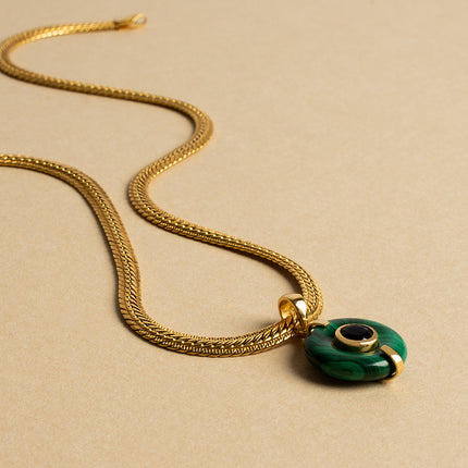 Pingente Amuletos Malaquita